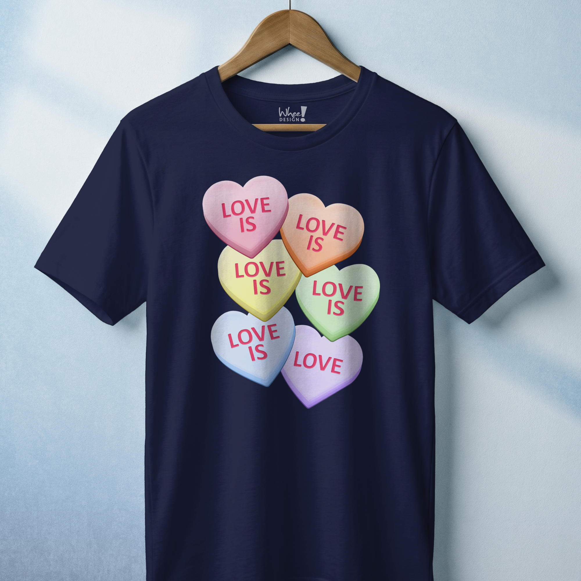Candy Heart Love is Love Premium T-Shirt