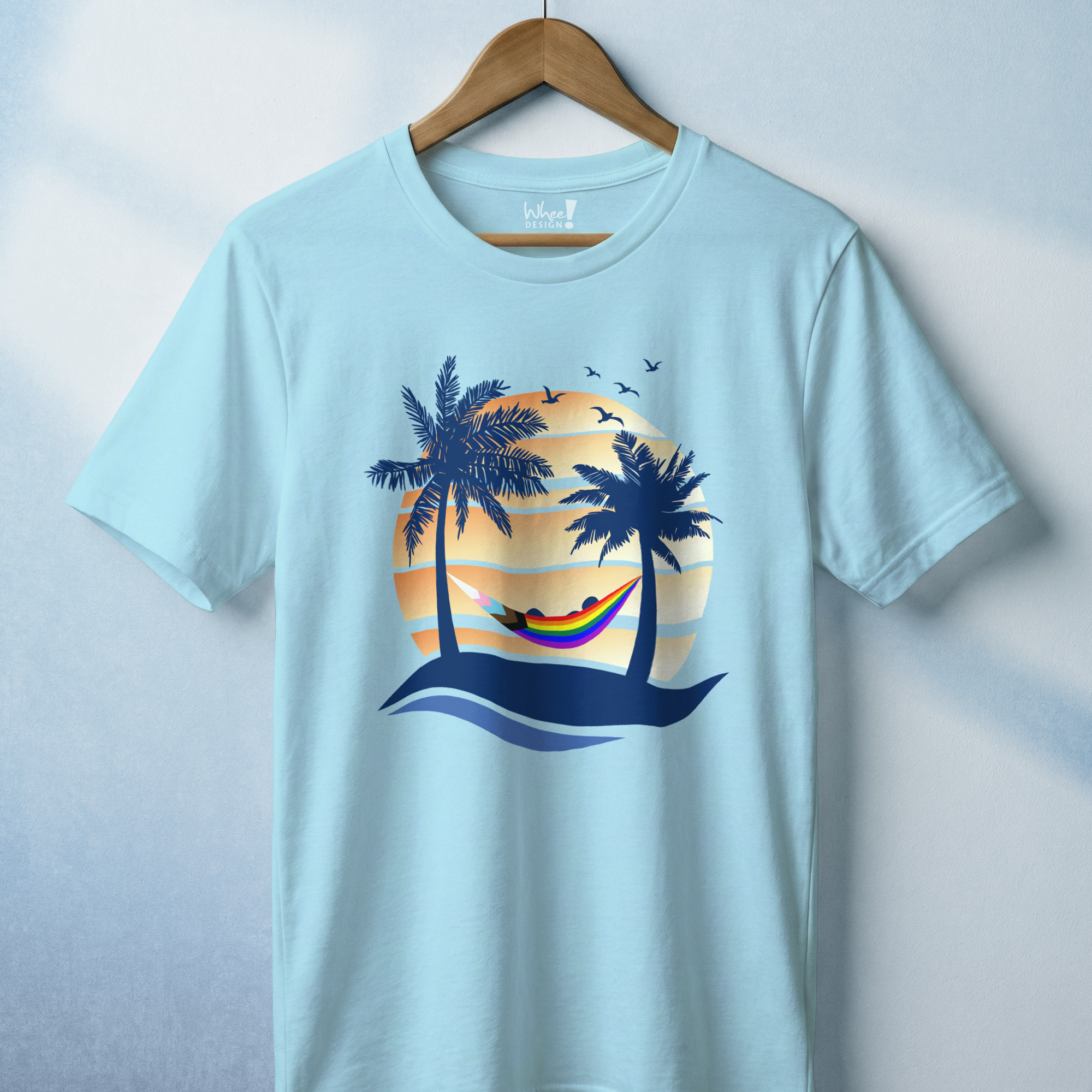 Island Vibes Custom Pride Hammock Tee