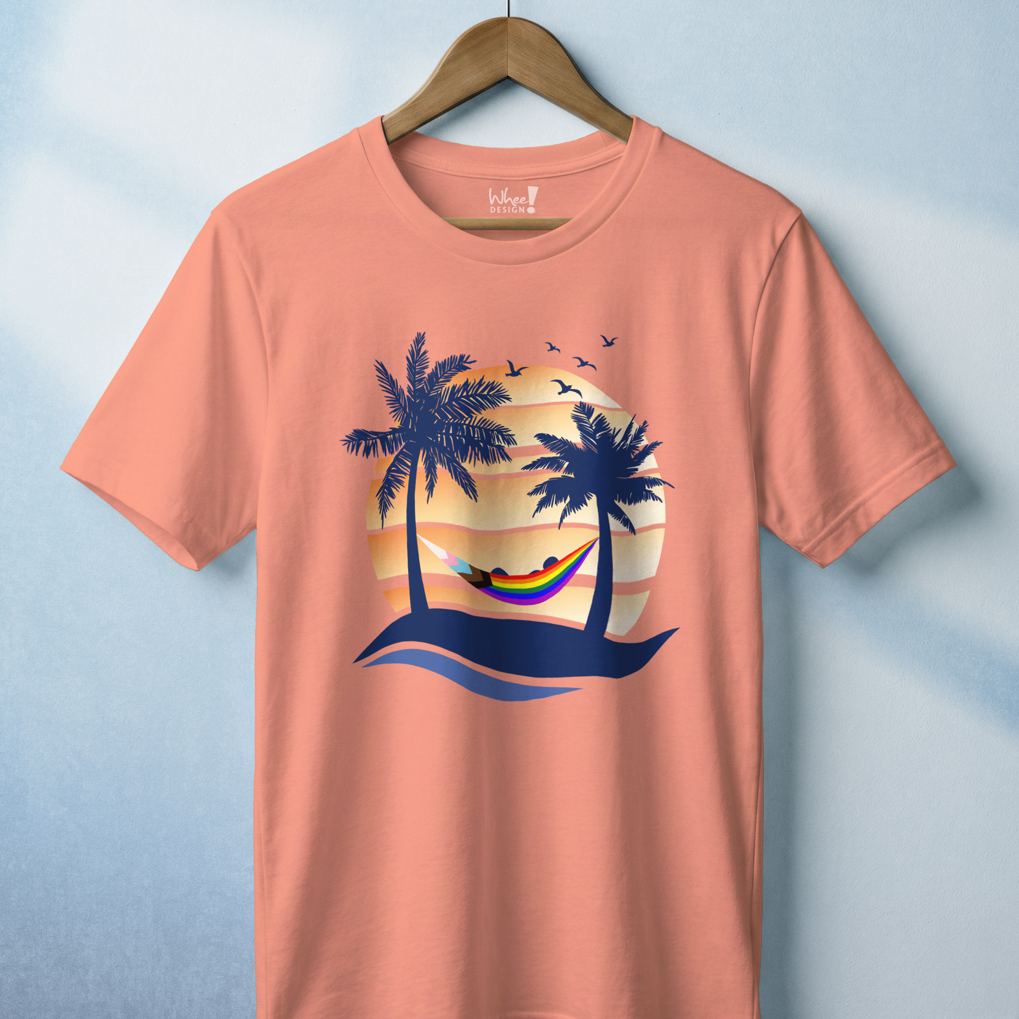 Island Vibes Custom Pride Hammock Tee