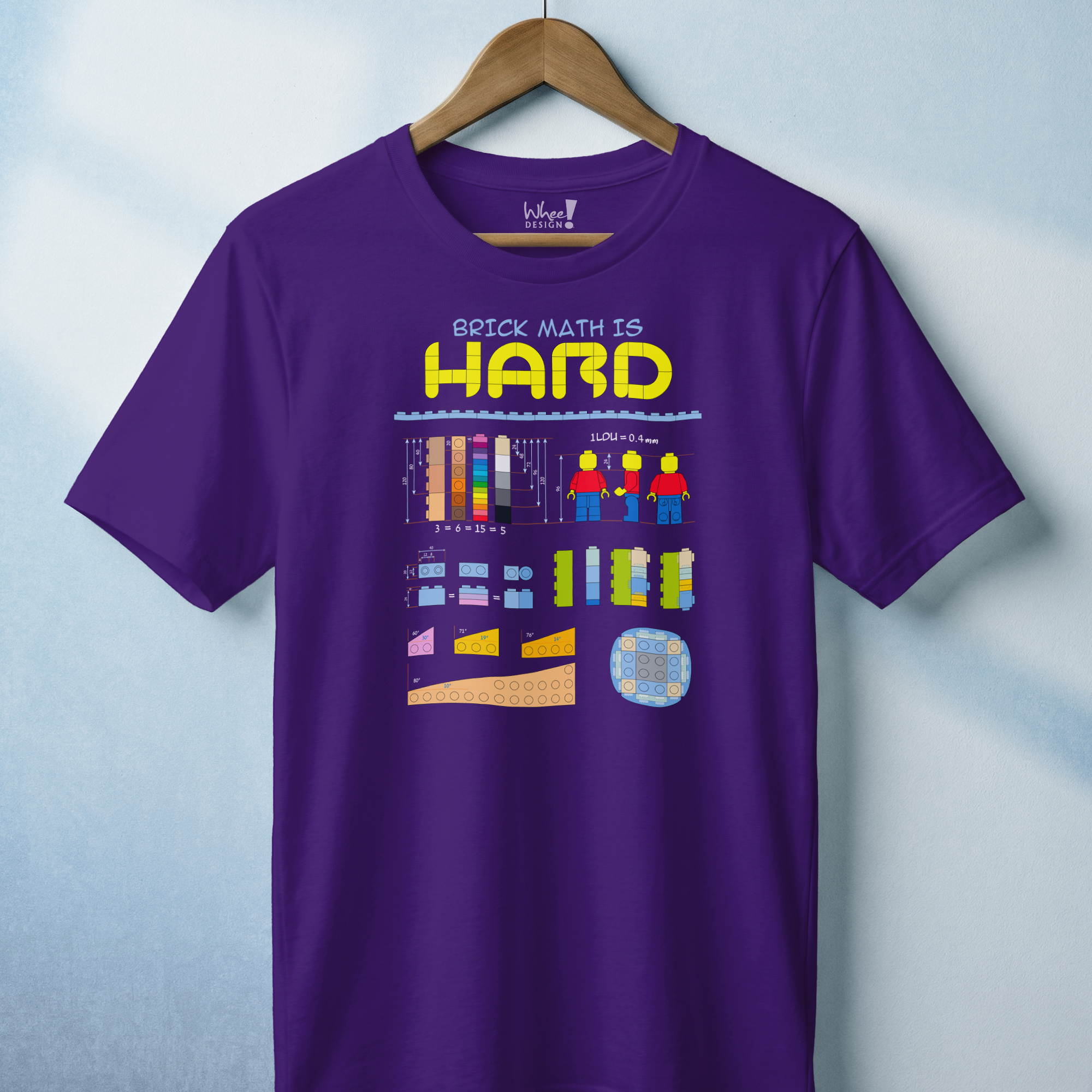 Brick Math is Hard Premium T-Shirt