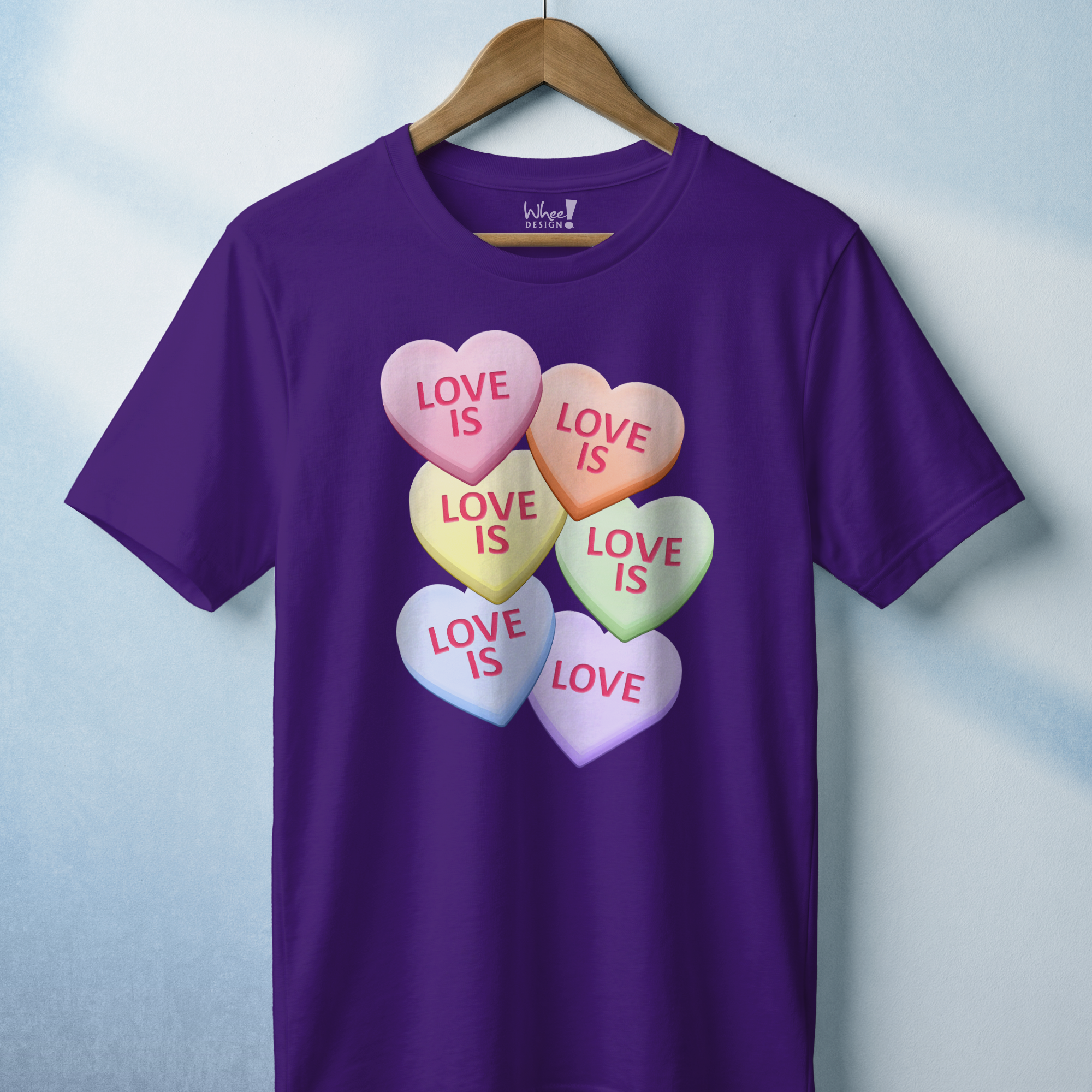 Candy Heart Love is Love Premium T-Shirt