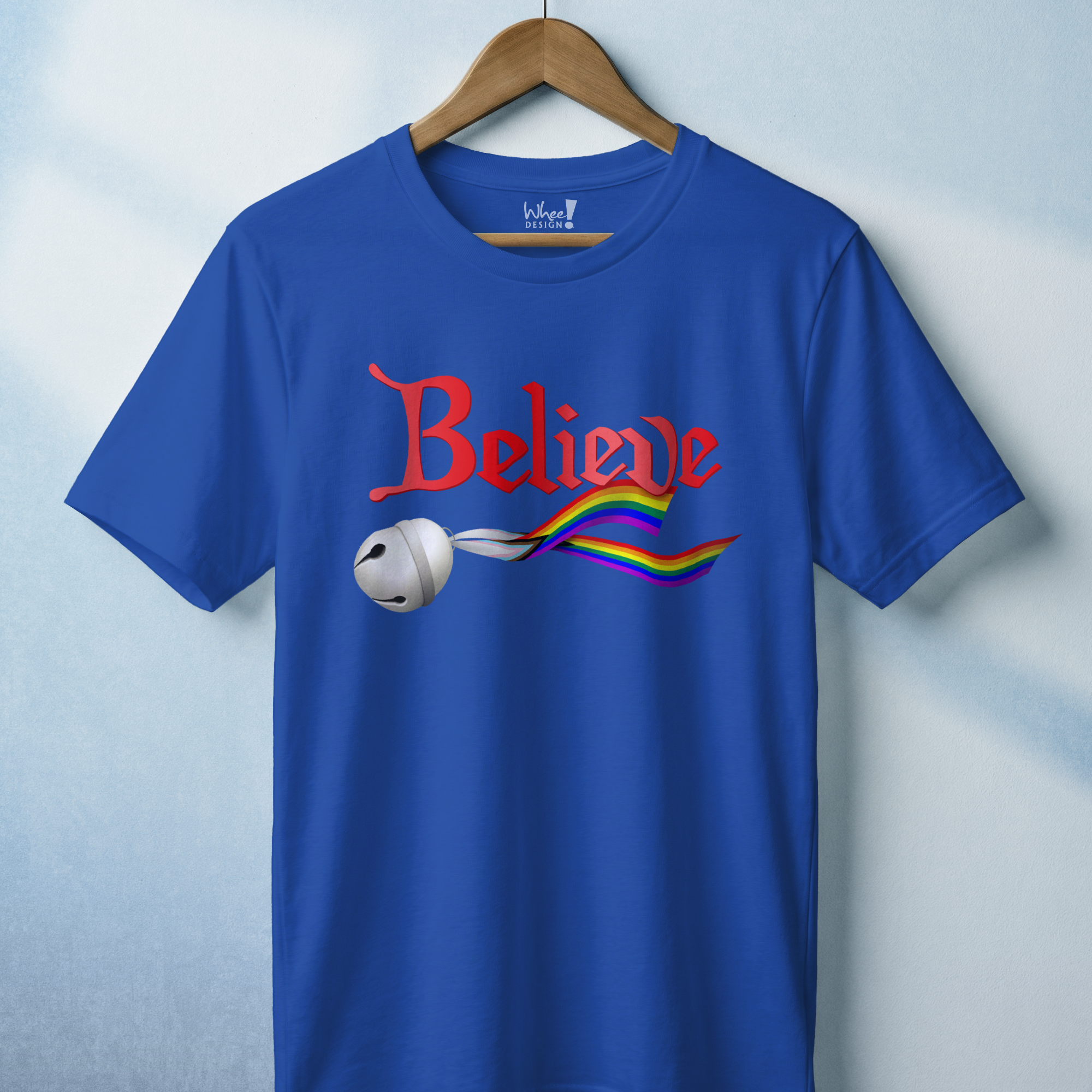 Custom Pride Believe Jingle Bell T-Shirt