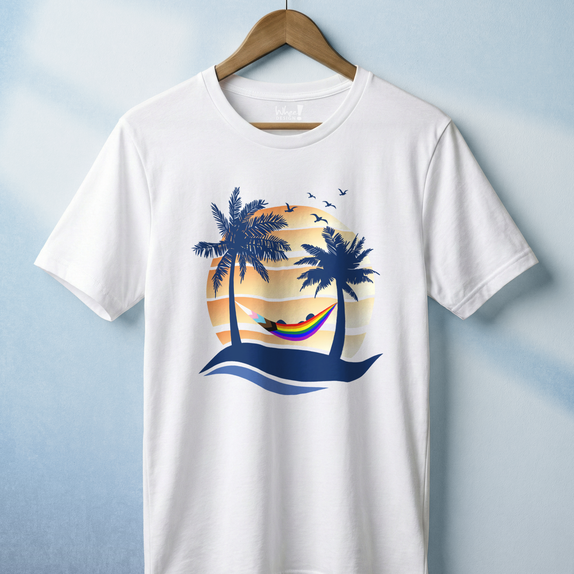 Island Vibes Custom Pride Hammock Tee