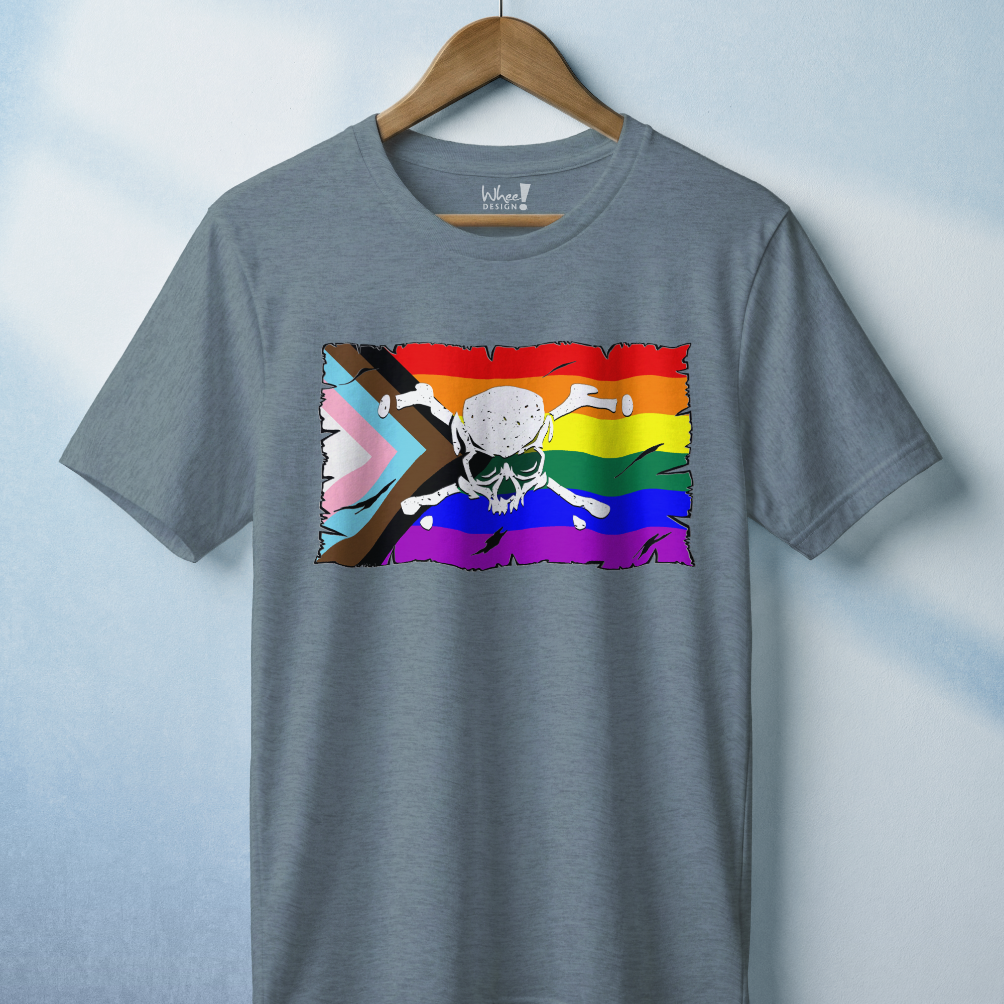 Pirate Pride Custom Flag Tee