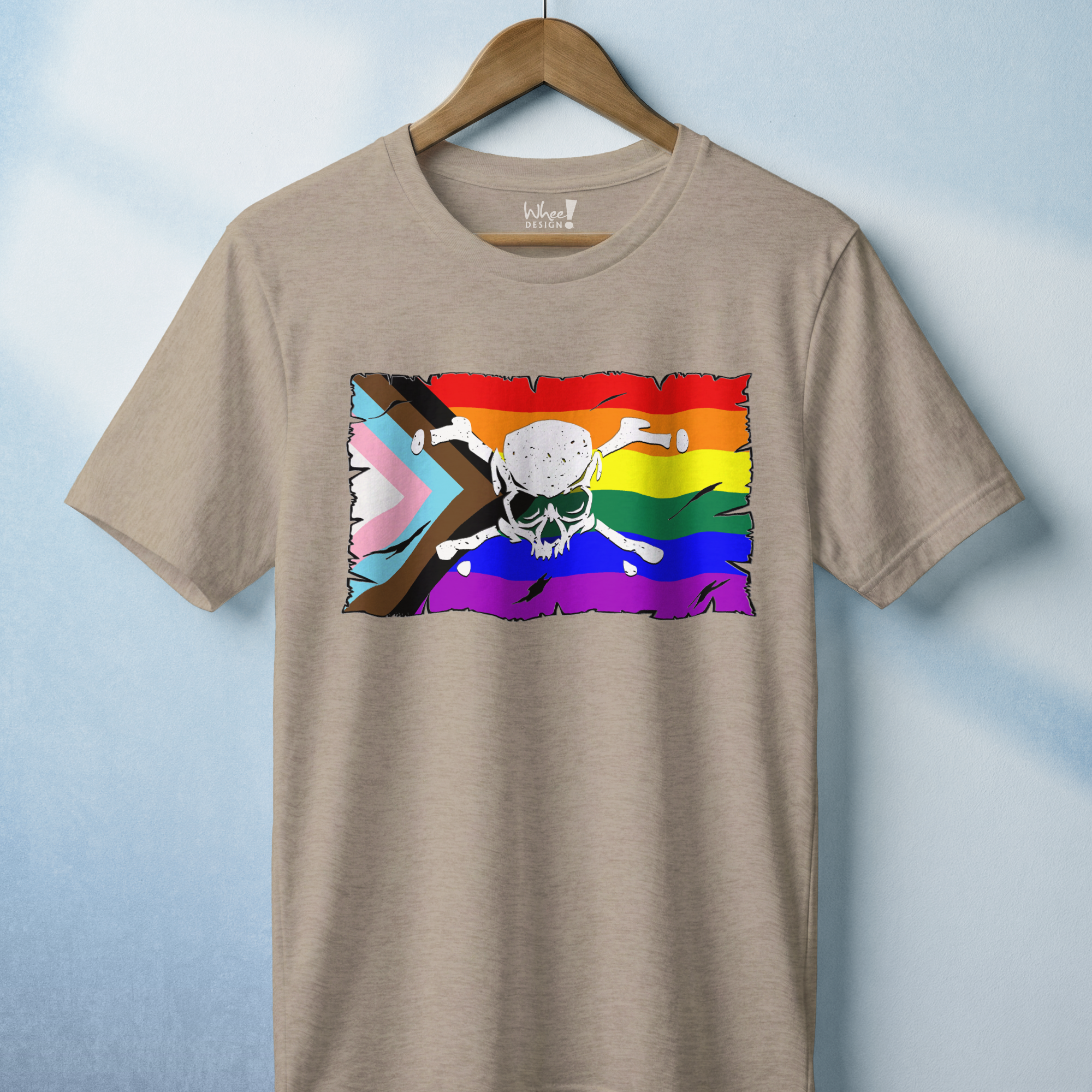 Pirate Pride Custom Flag Tee