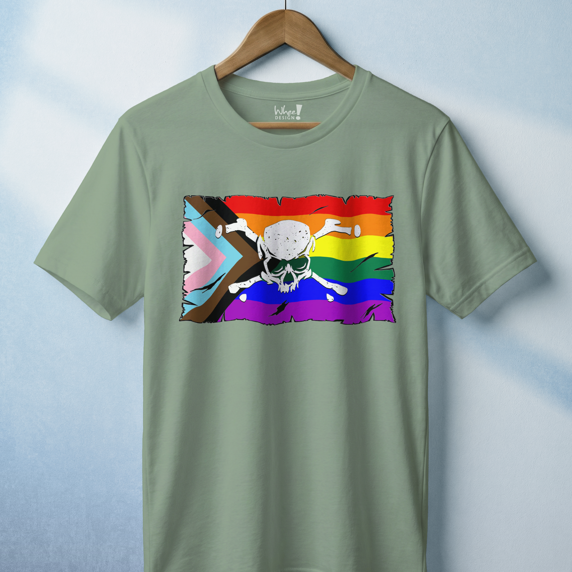 Pirate Pride Custom Flag Tee