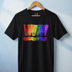 Loud & Proud Grunge Custom Pride Exclamation Premium Tee