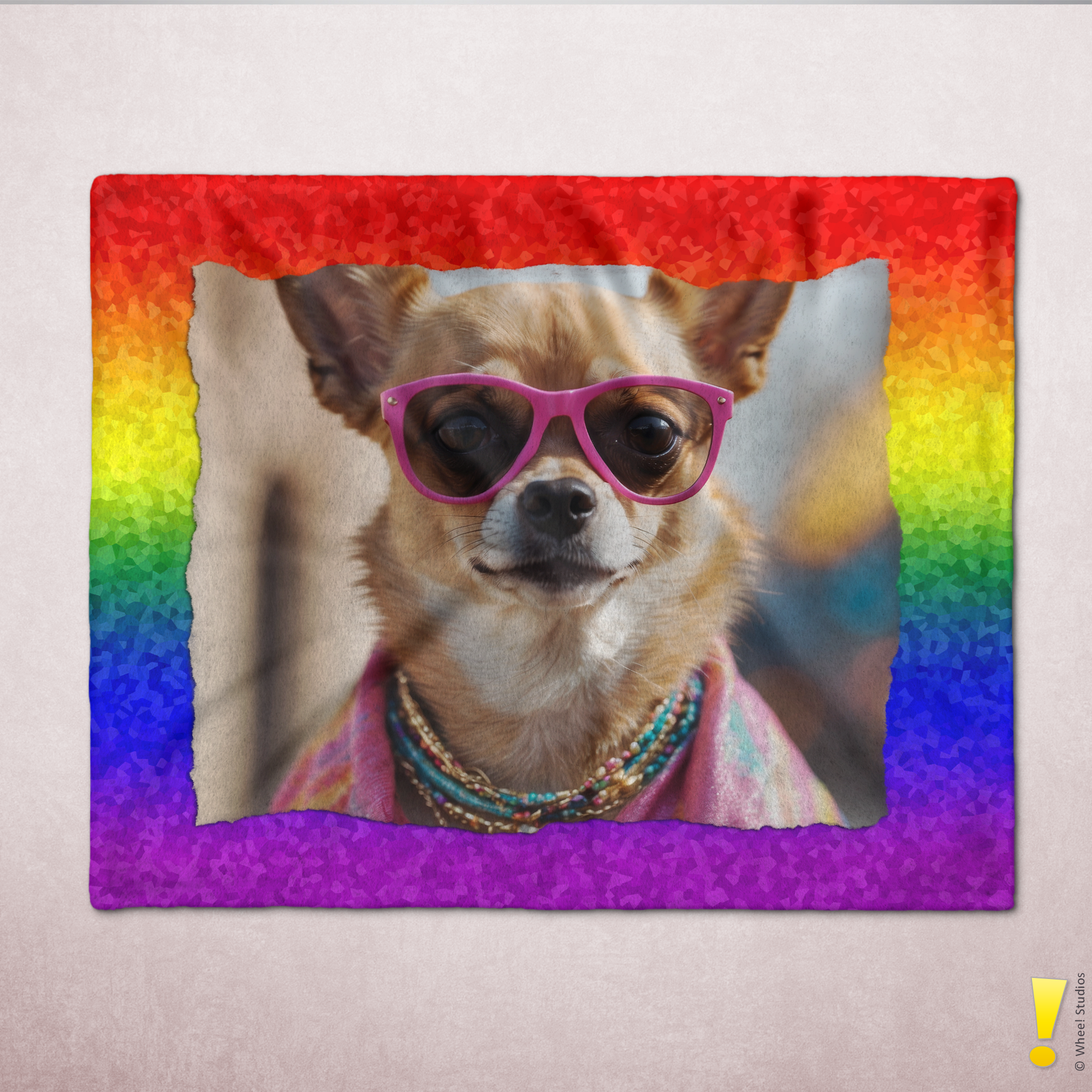 Personalized Photo LGBTQ Pride Velveteen Plush Blanket