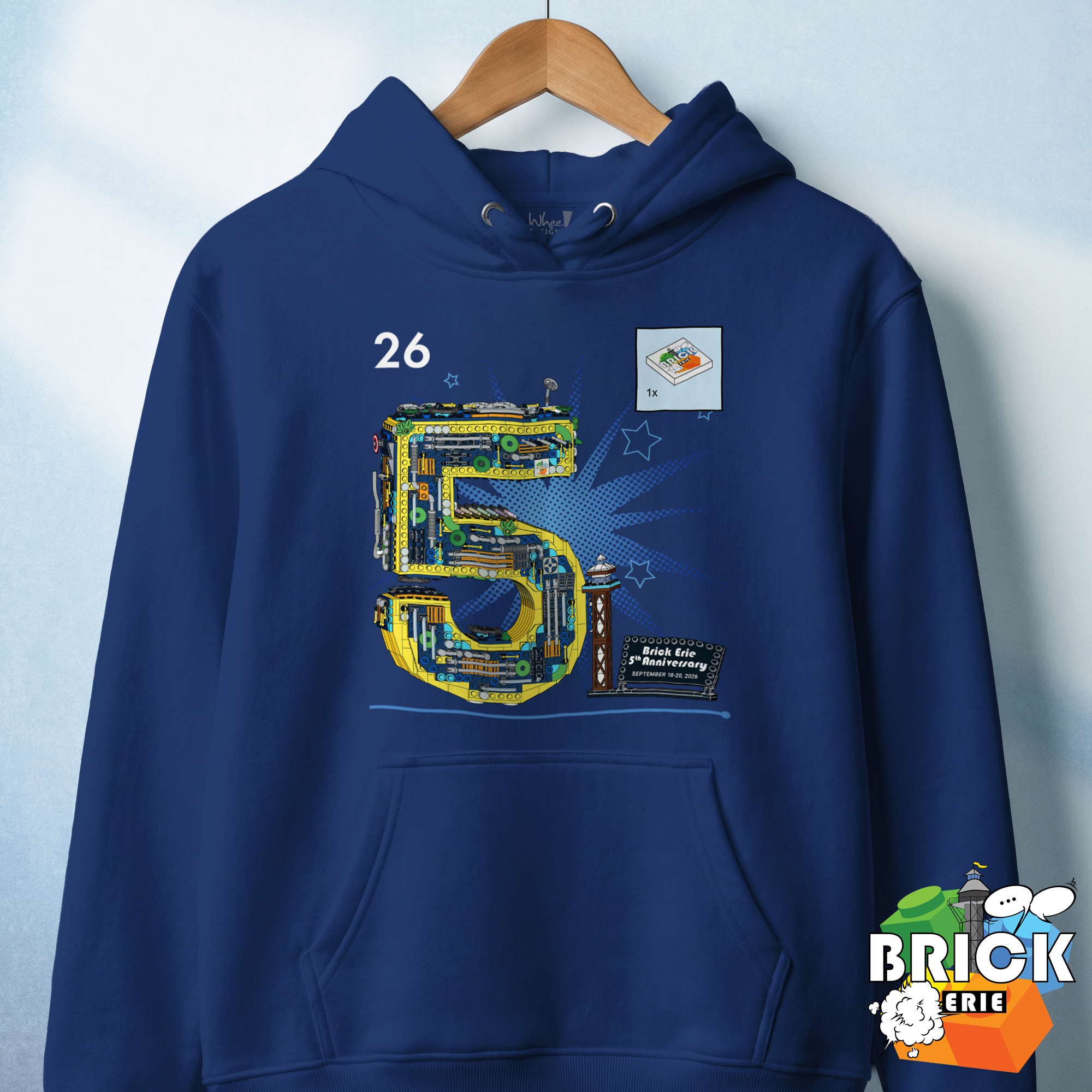 Brick Erie 5th Anniversary Hoodie