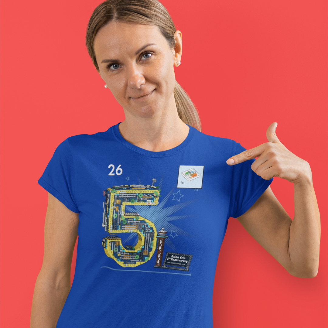 Brick Erie 5th Anniversary Ladies T-Shirt