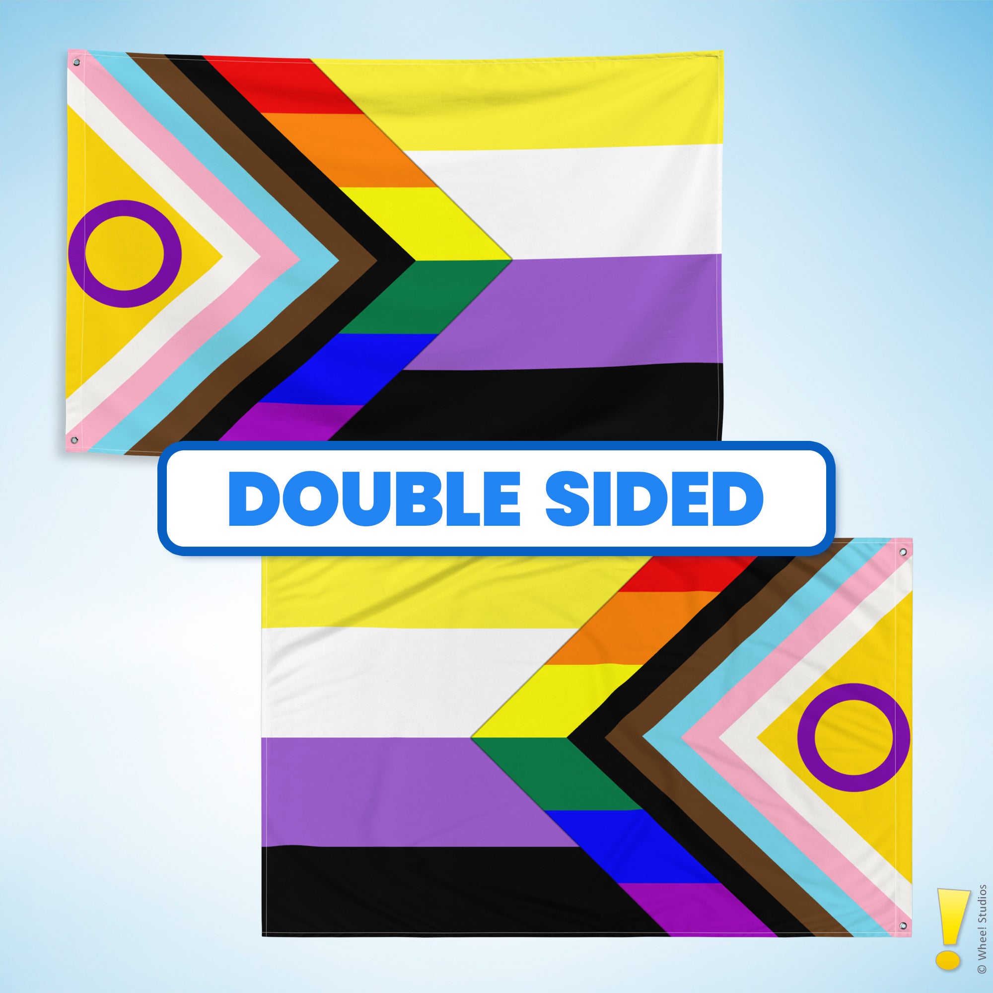 Double Sided Custom Combo Pride Flag