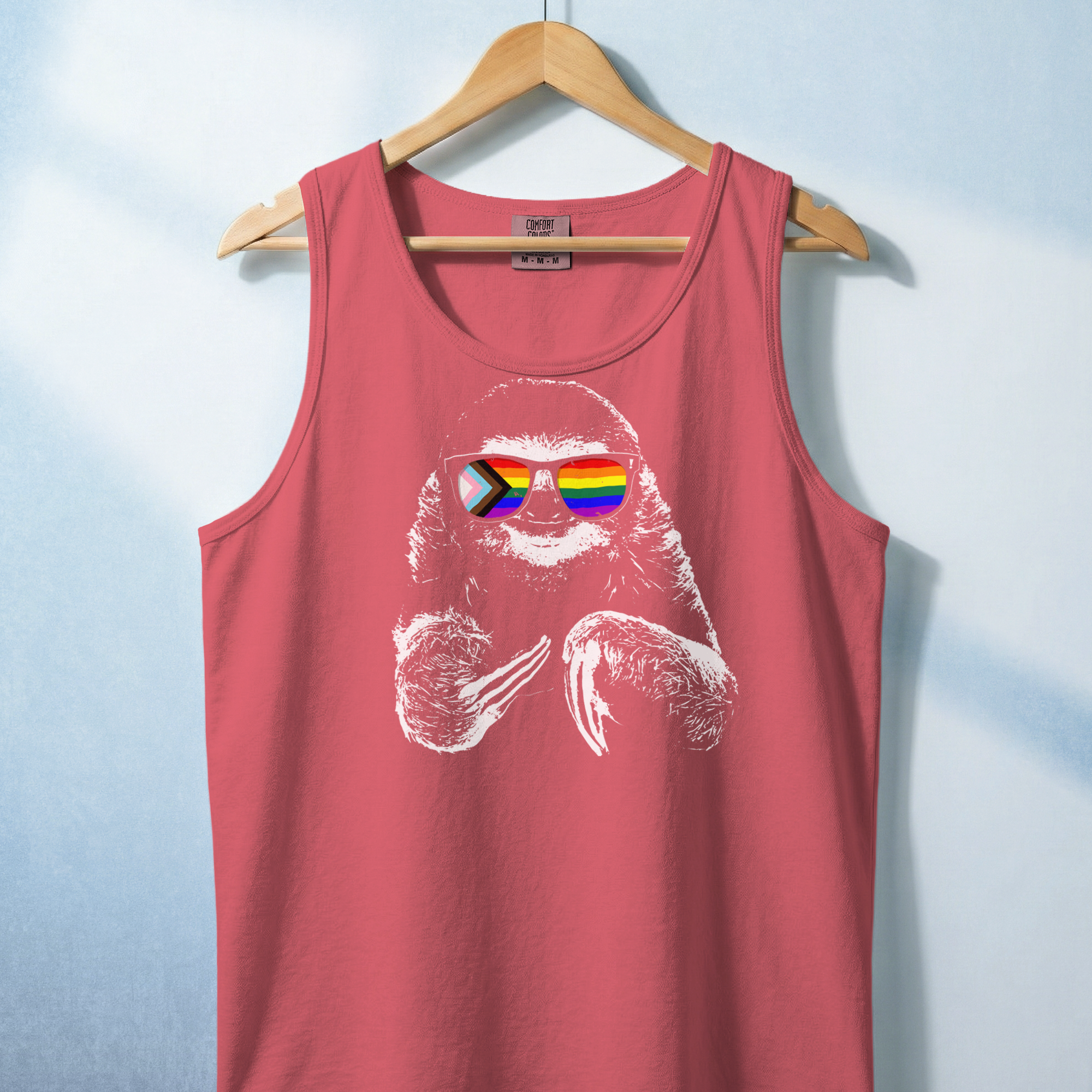 Pride Sloth Custom Tank Top