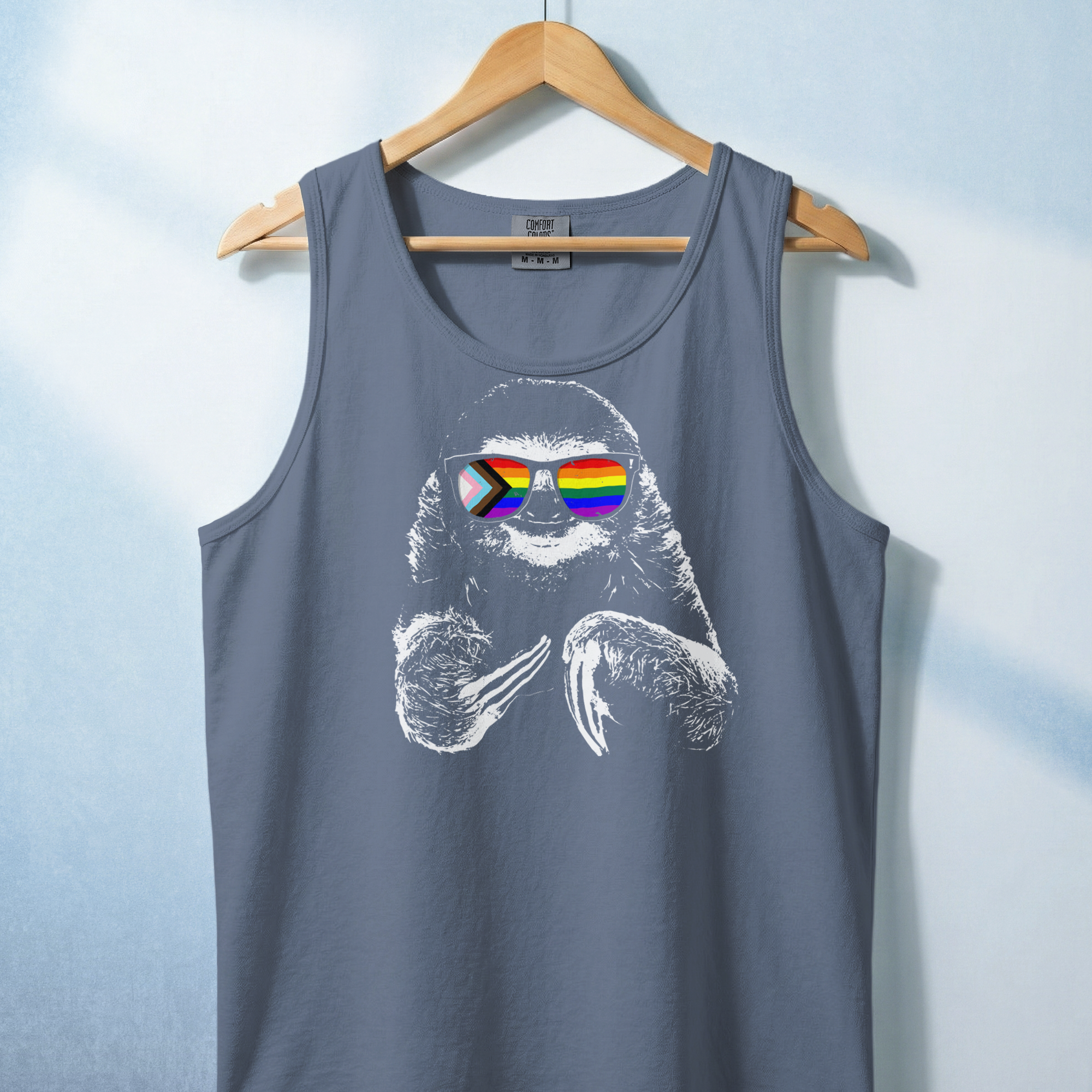 Pride Sloth Custom Tank Top