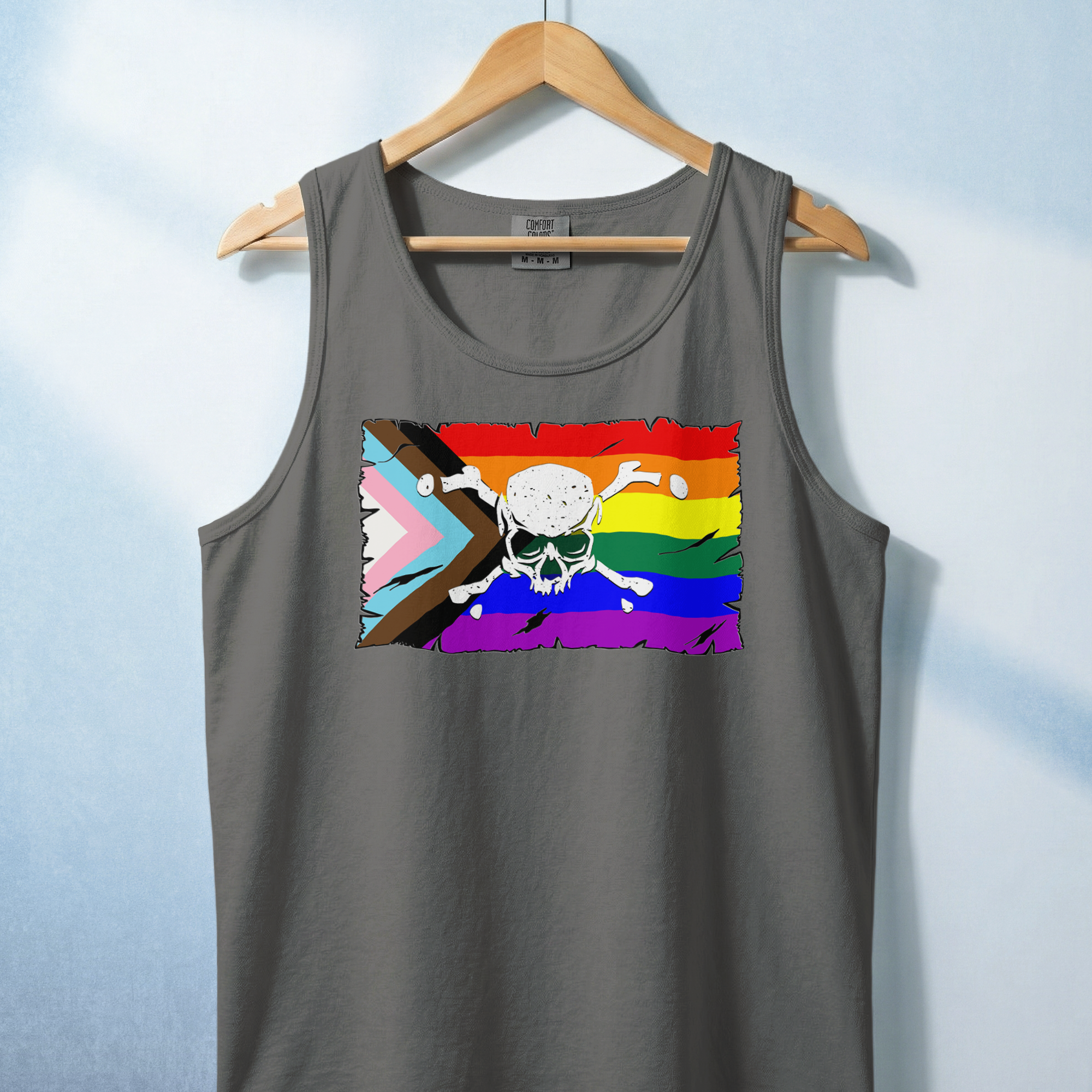 Pirate Pride Custom Flag Tank Top