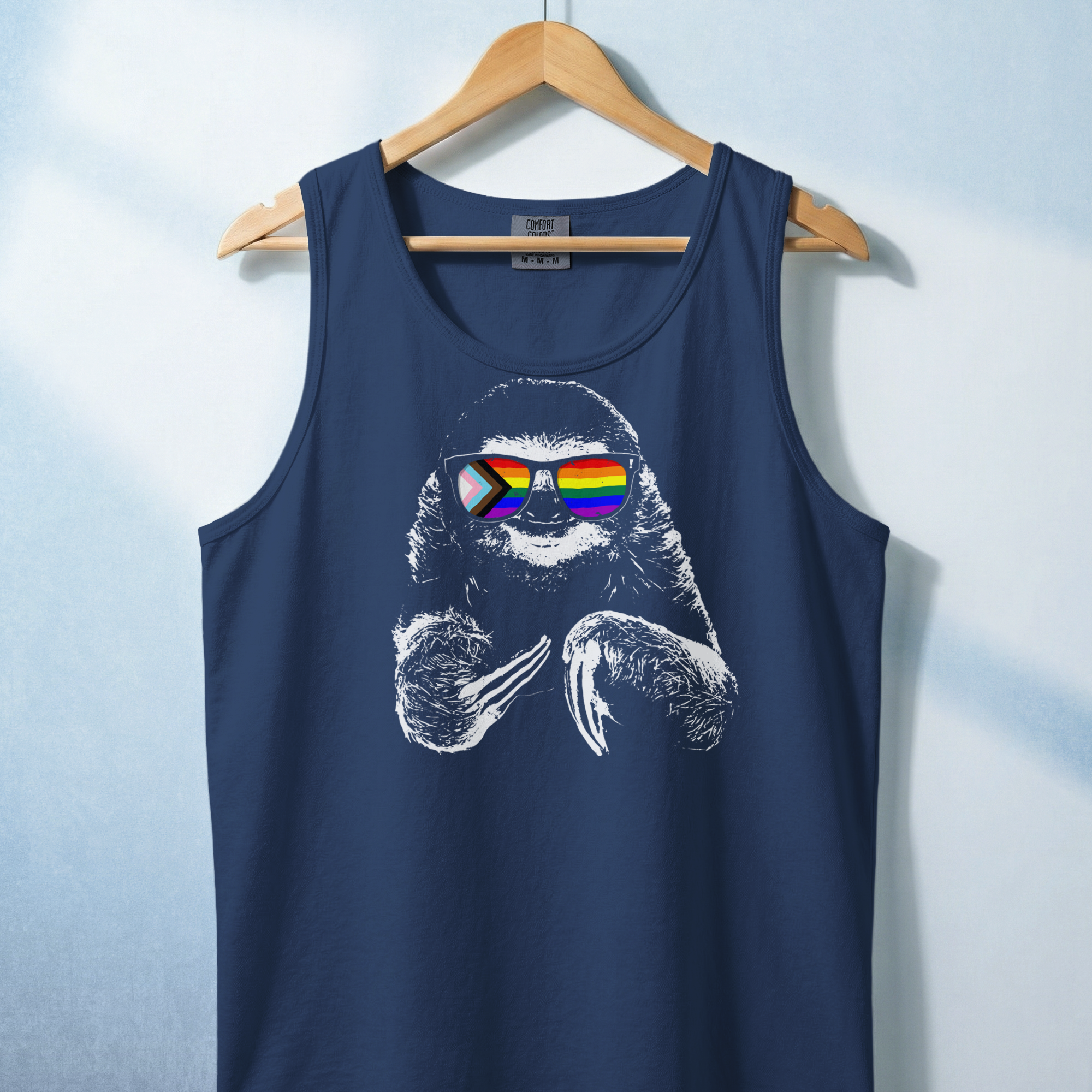 Pride Sloth Custom Tank Top