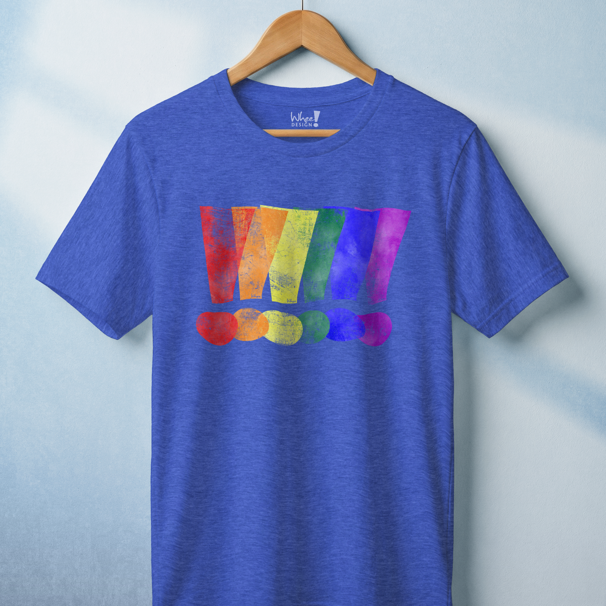 Loud & Proud Grunge Custom Pride Exclamation Premium Tee