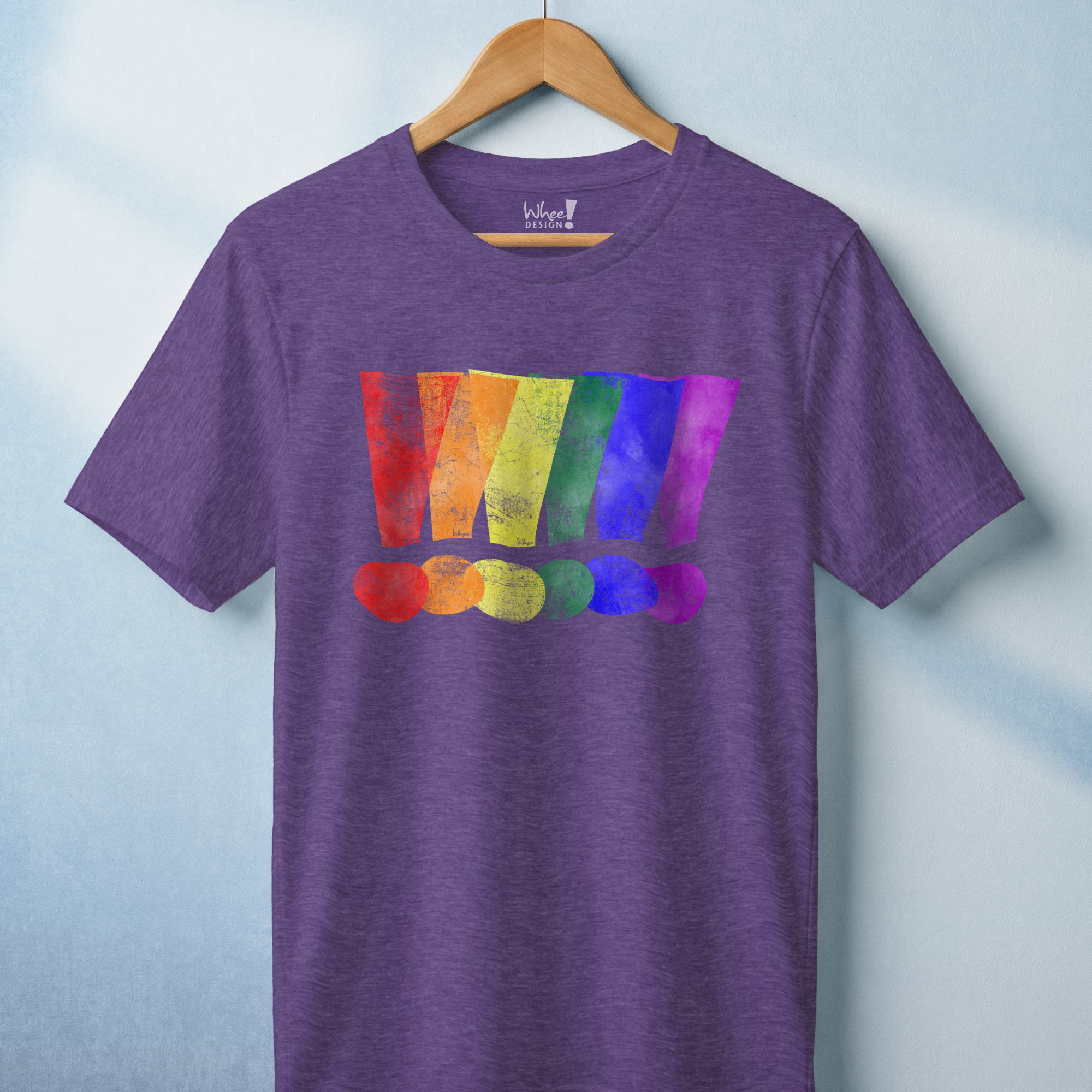 Loud & Proud Grunge Custom Pride Exclamation Premium Tee