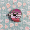 Eidolesbian (lesbian pride) hard enamel pin
