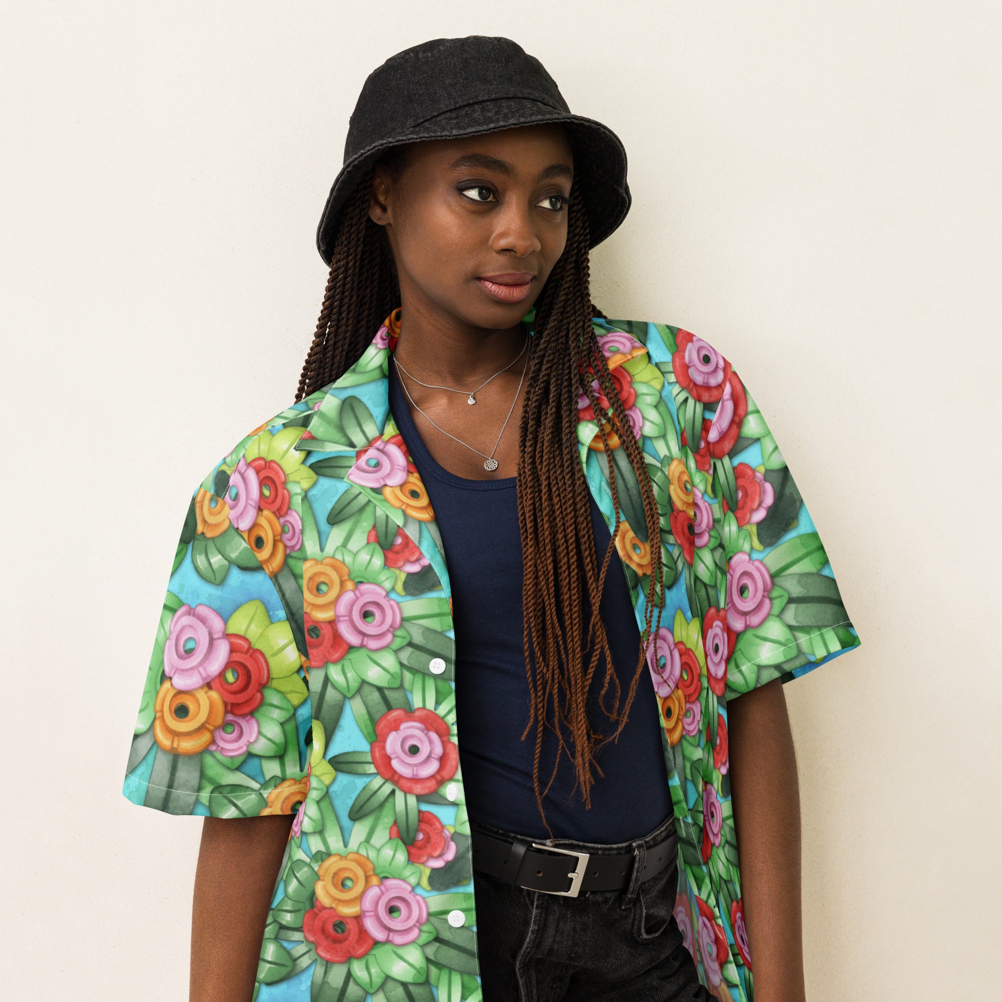 The Tropical Brick Button-Down