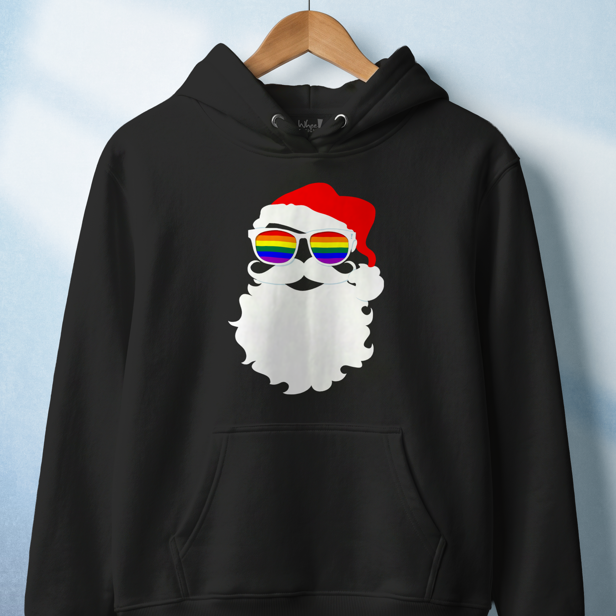 Cool Santa Custom Pride Hoodie