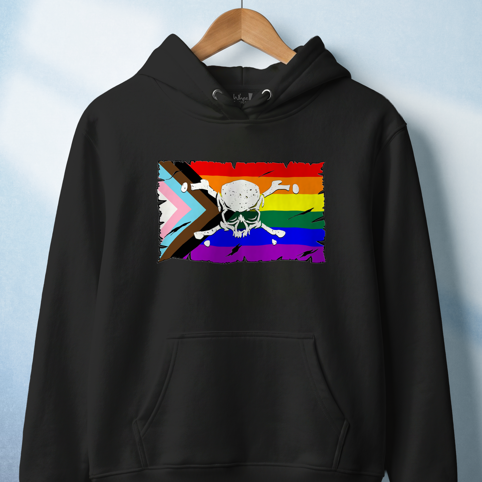 Pirate Pride Custom Flag Hoodie
