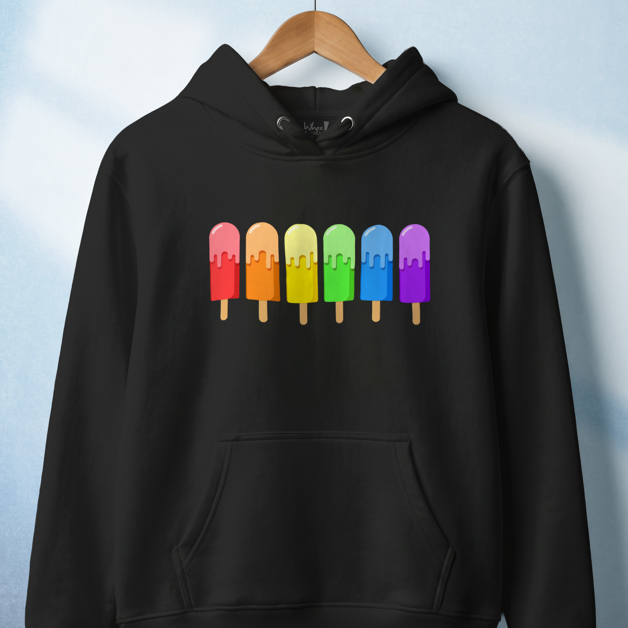 Rainbow Popsicles Hoodie