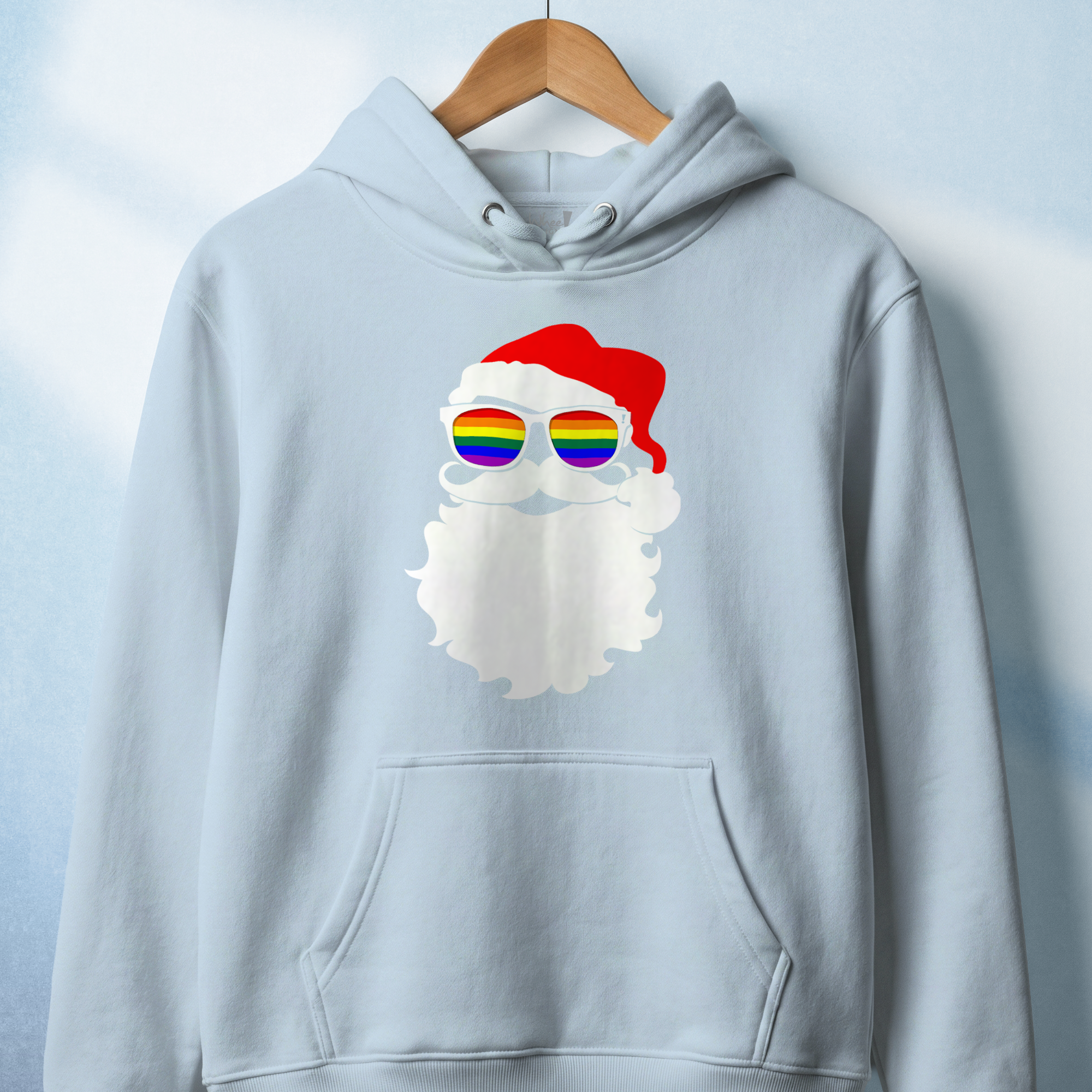 Cool Santa Custom Pride Hoodie