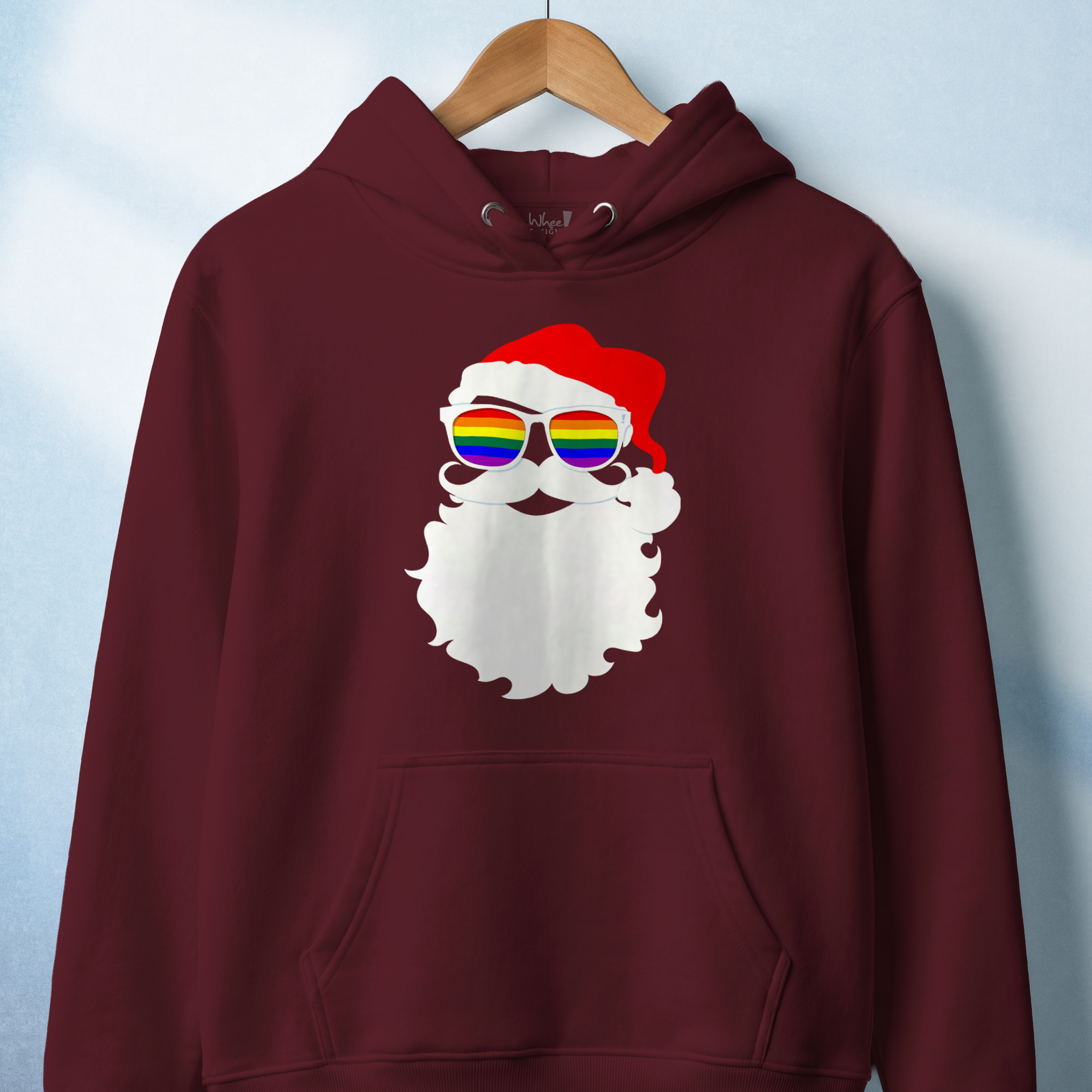 Cool Santa Custom Pride Hoodie