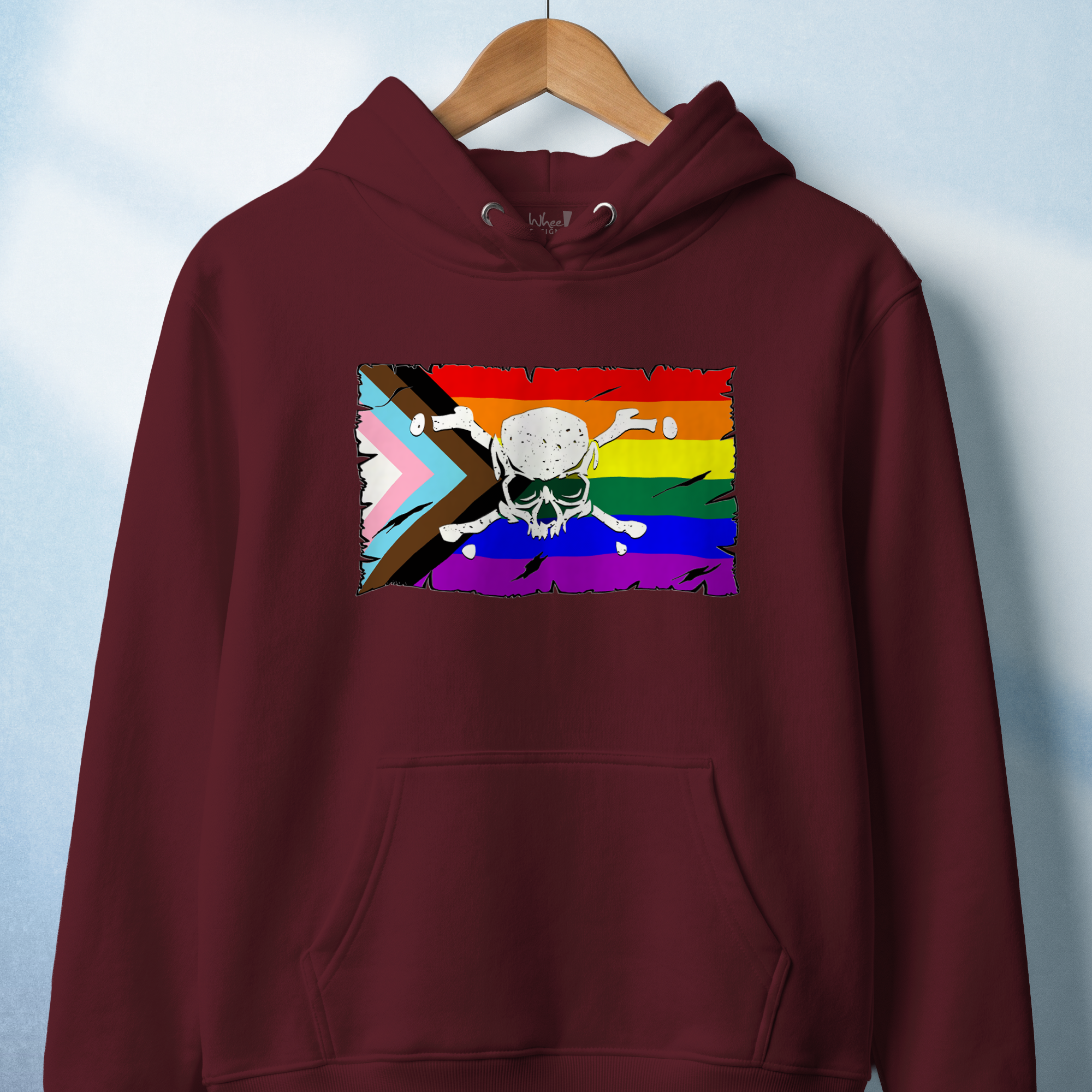 Pirate Pride Custom Flag Hoodie