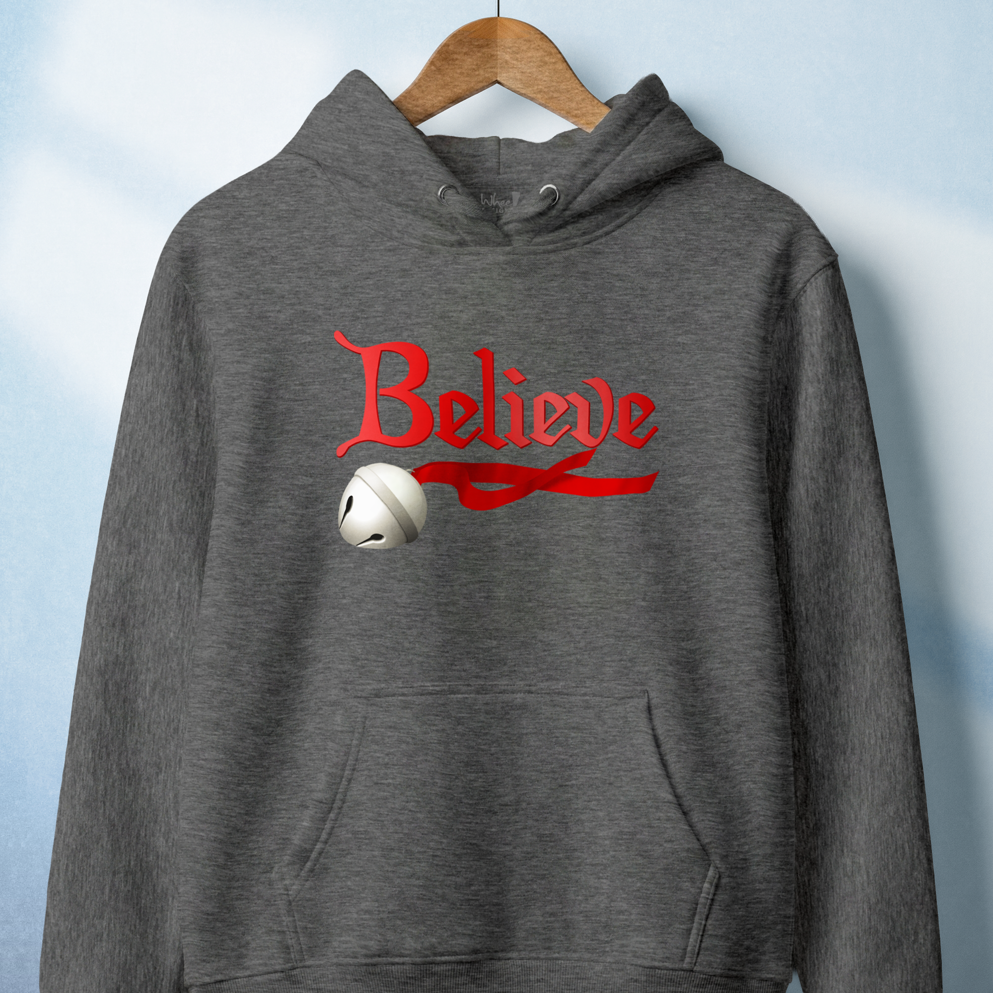 Believe in Magic Jingle Bell Premium Hoodie