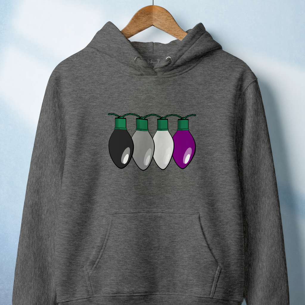 Merry & Bright Custom Pride Lights Hoodie