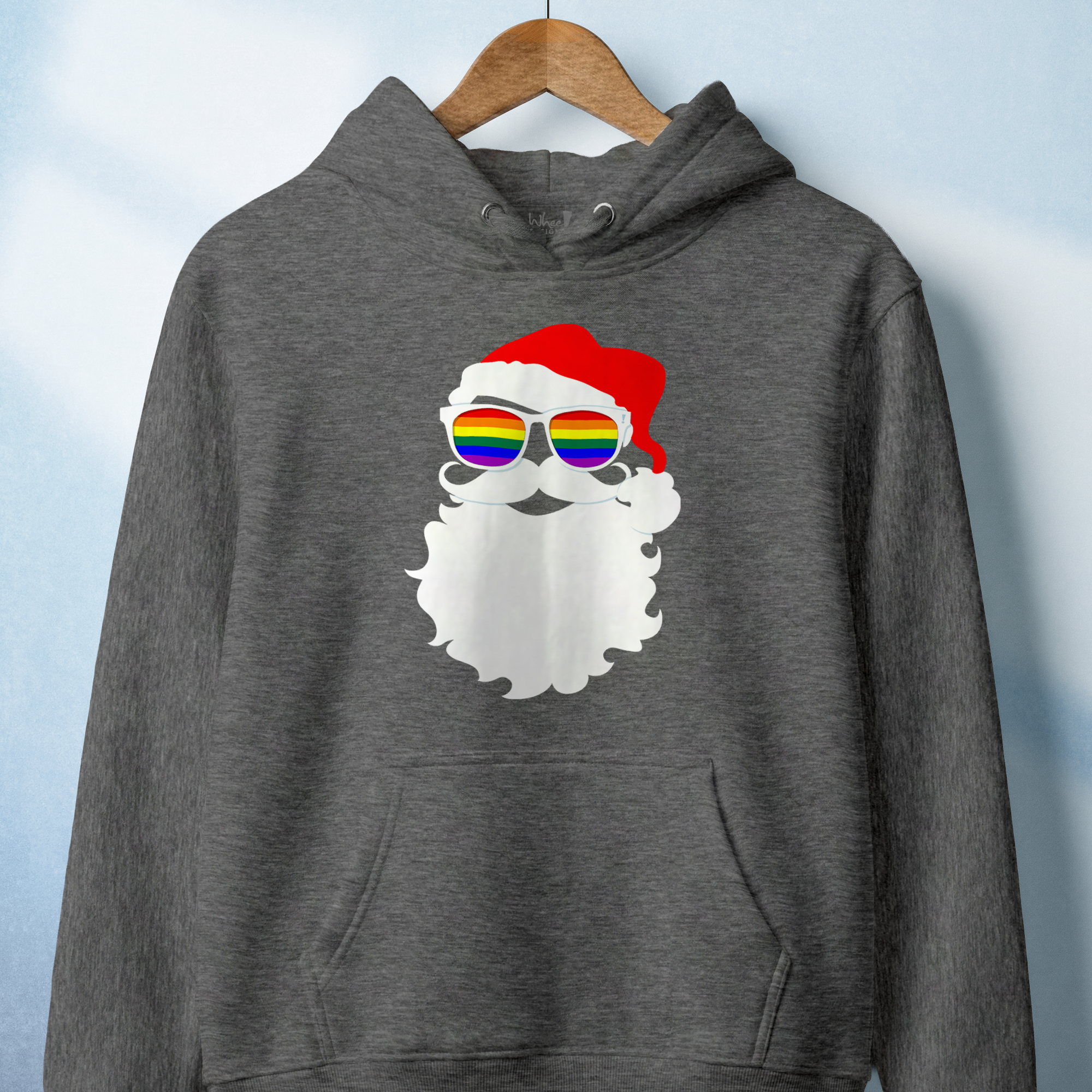 Cool Santa Custom Pride Hoodie