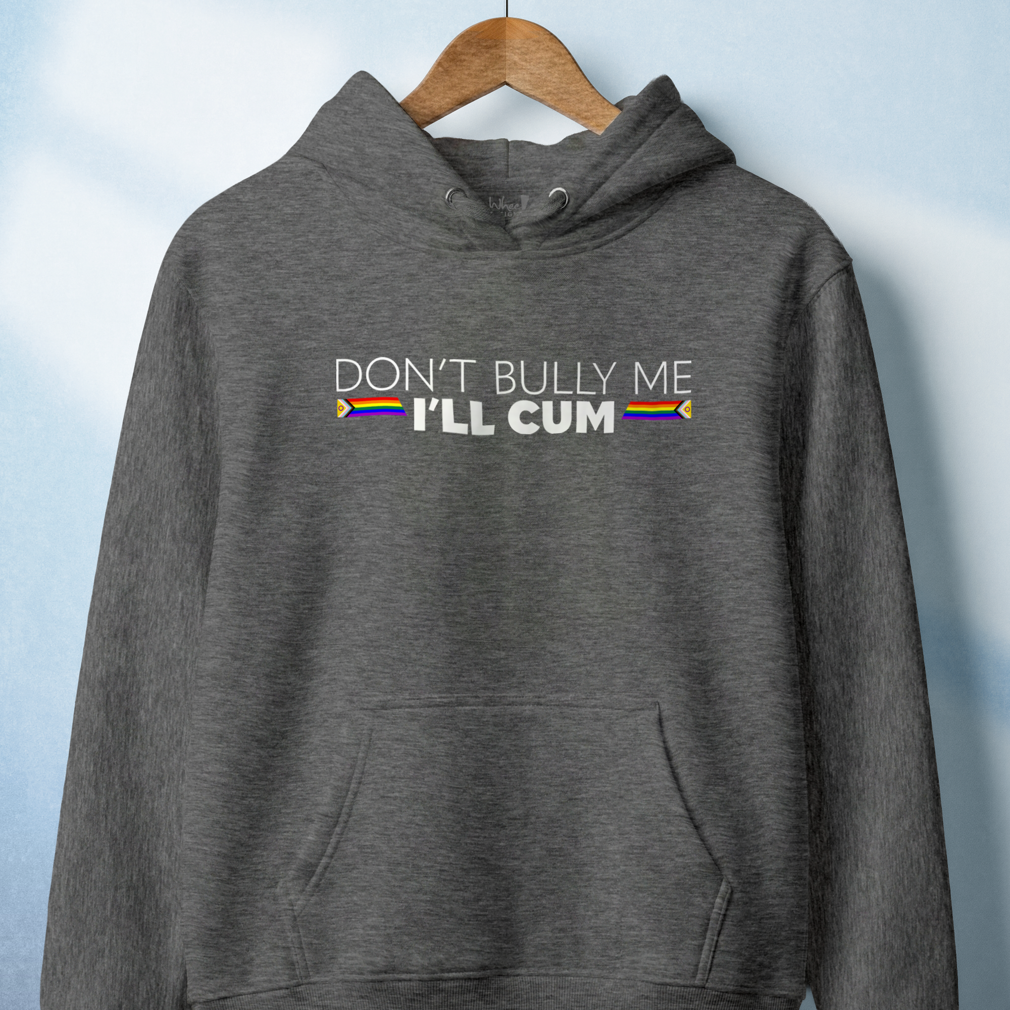 Don't Bully Me, I'll Cum Hoodie