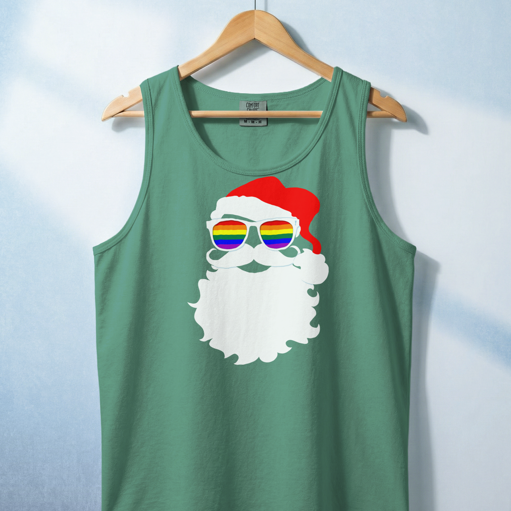 Cool Santa Custom Pride Tank Top
