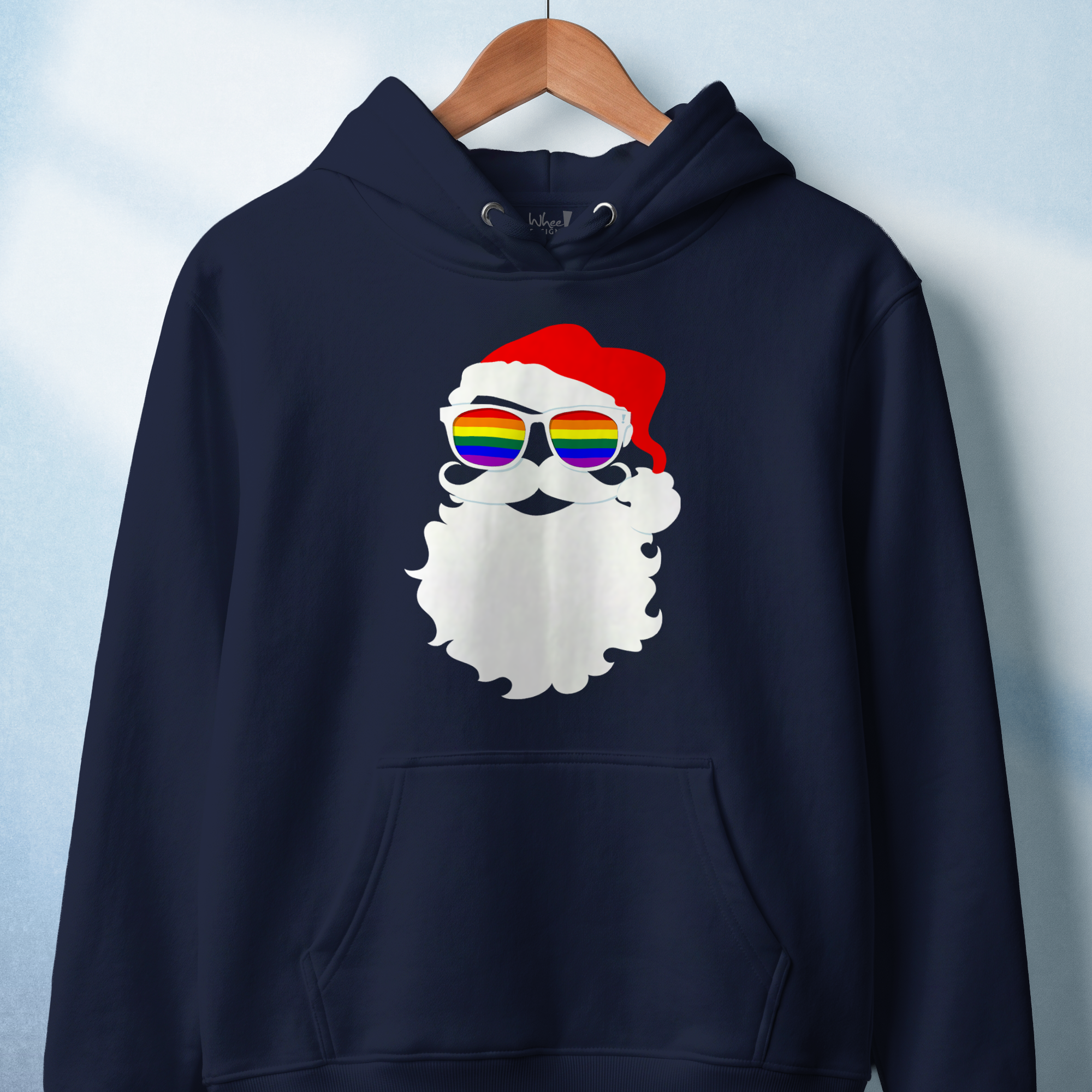 Cool Santa Custom Pride Hoodie