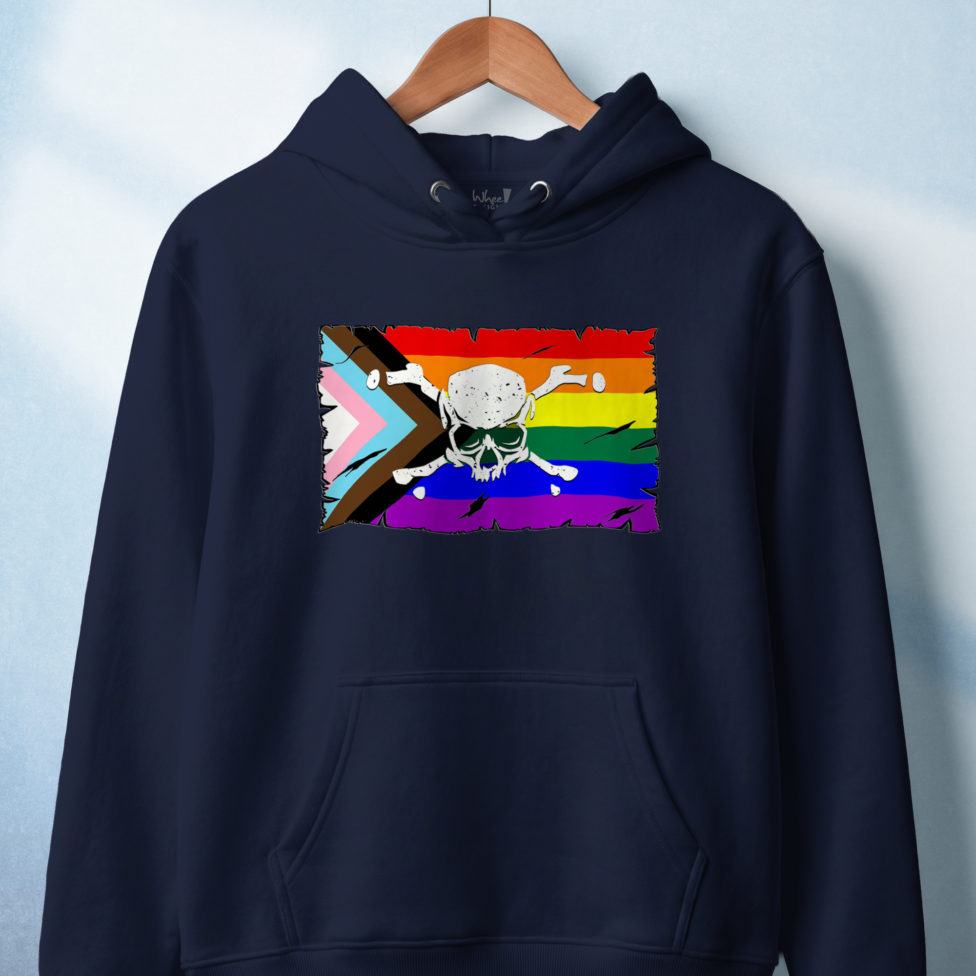 Pirate Pride Custom Flag Hoodie