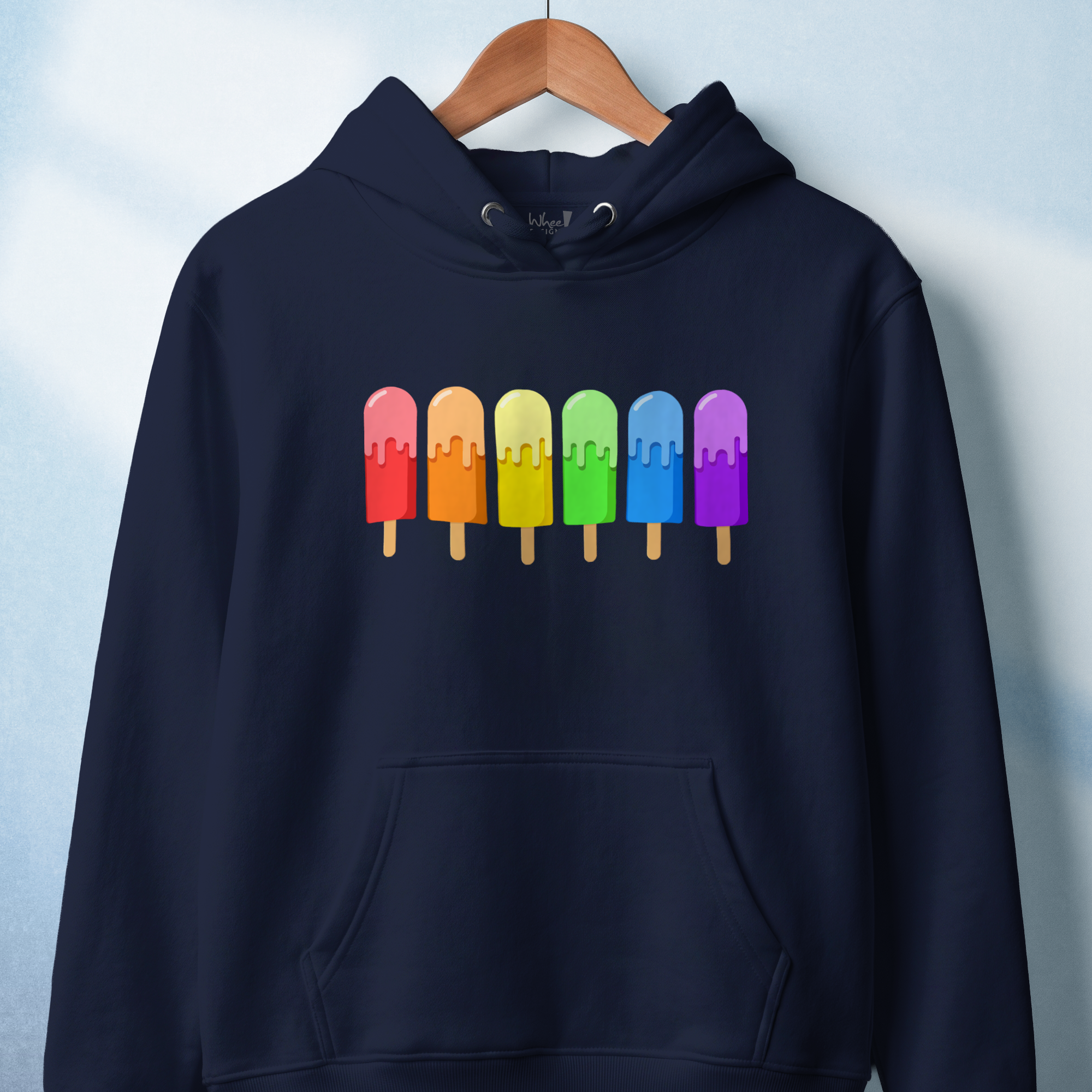 Rainbow Popsicles Hoodie