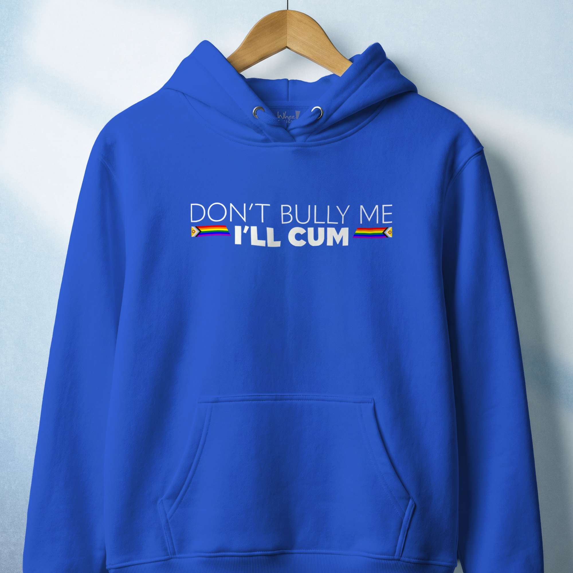 Don't Bully Me, I'll Cum Hoodie