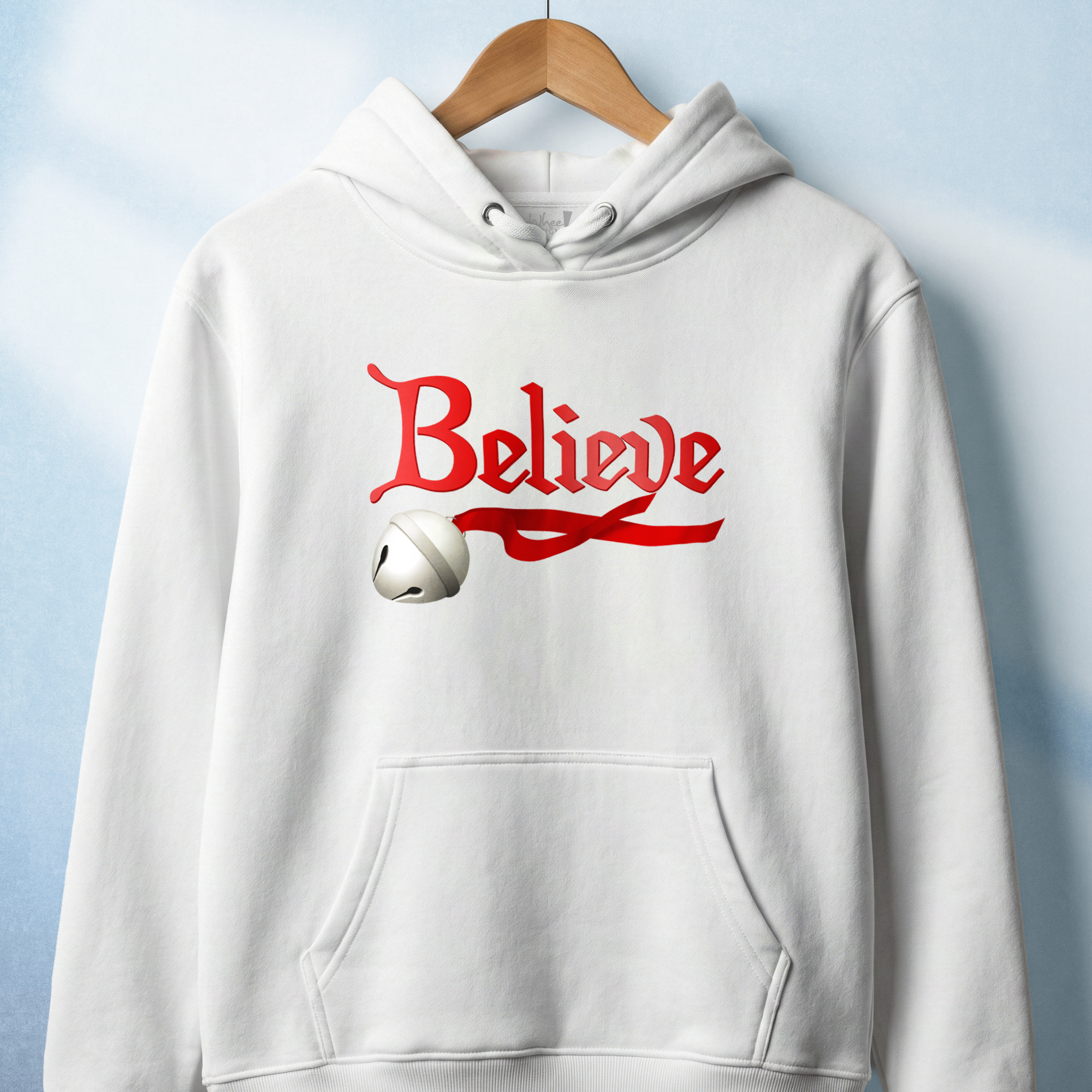 Believe in Magic Jingle Bell Premium Hoodie