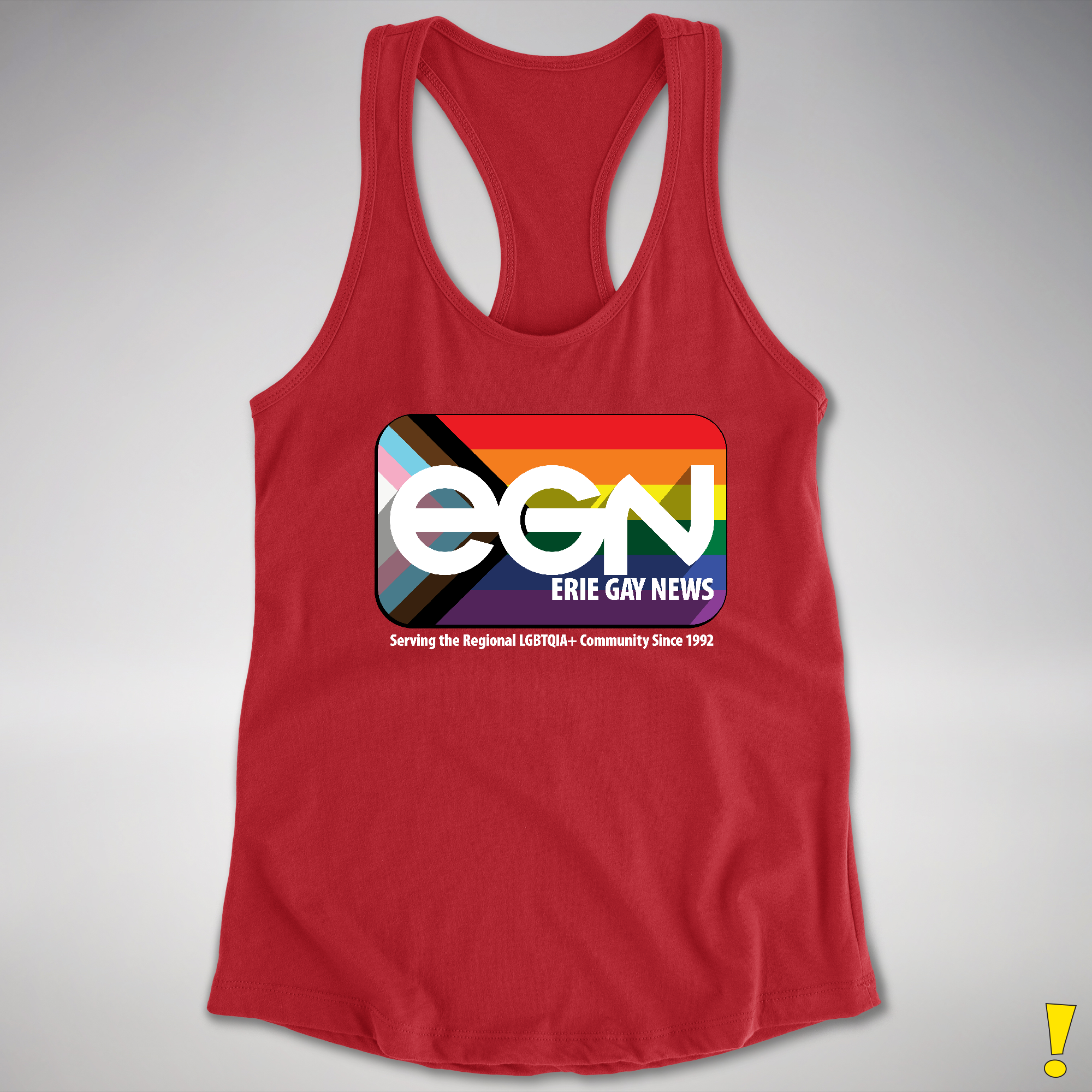 Erie Gay News Racerback Tank