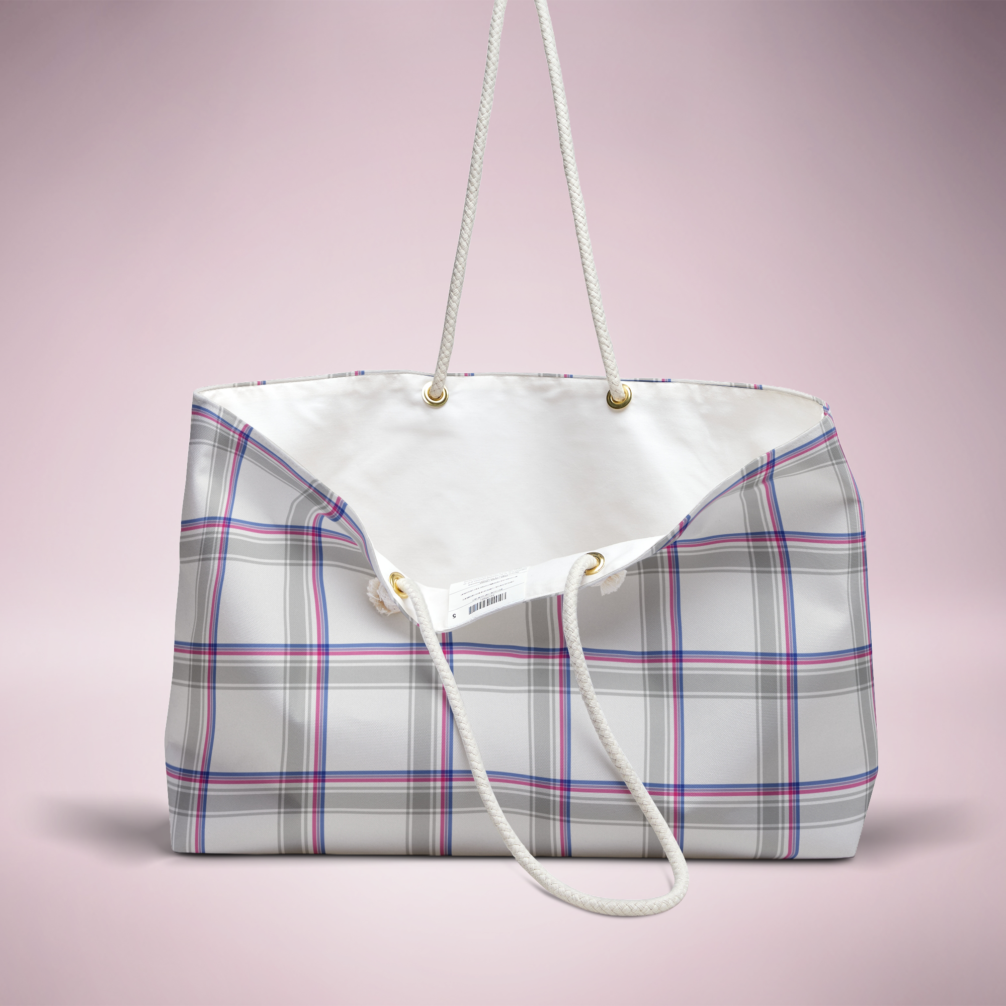 Pride Plaid Weekender Bag