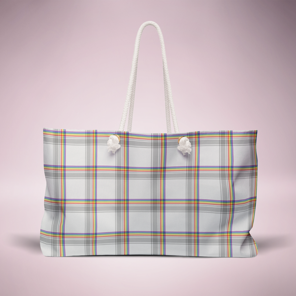 Pride Plaid Weekender Bag