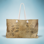 Brick Patent Weekender Bag